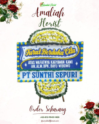 Papan Bunga Duka di Duri Kepa
