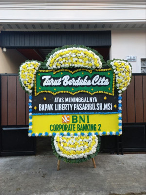 Papan Bunga Duka di Duri Kepa