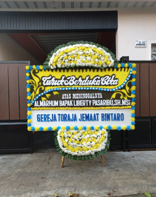 Papan Bunga Duka di Duri Kepa