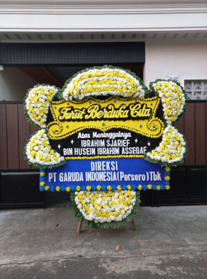 Papan Bunga Duka di Duri Kepa