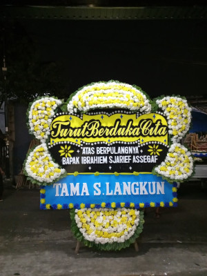 Papan Bunga Duka di Duri Kepa