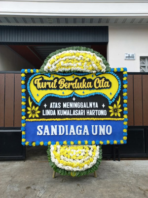 Papan Bunga Duka di Duri Kepa