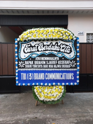 Papan Bunga Duka di Duri Kepa